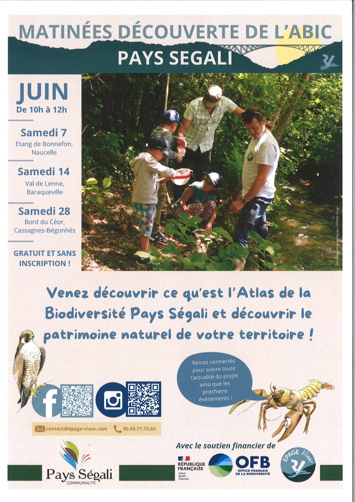 Lire la suite à propos de l’article Pays Ségali – Matinées découvertes de l’Atlas de la Biodiversité intercommunale
